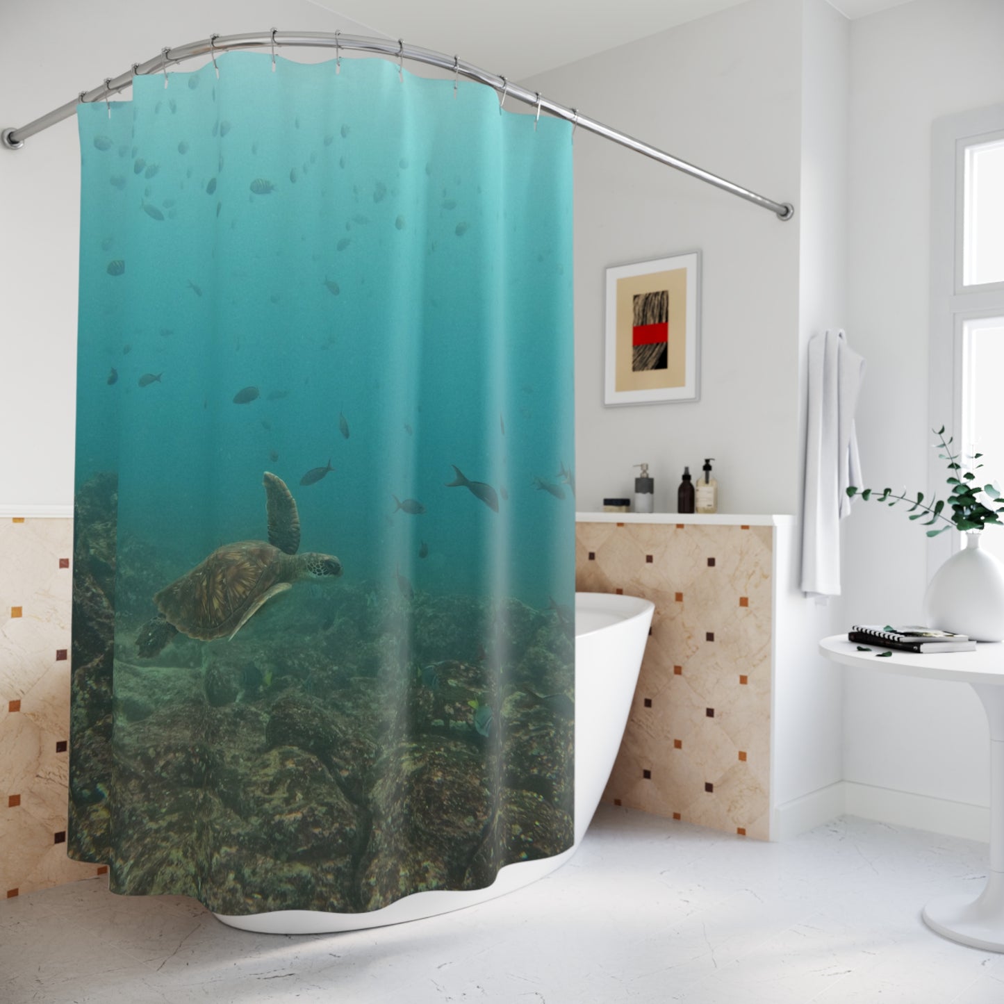 Sea Turtle Shower Curtain