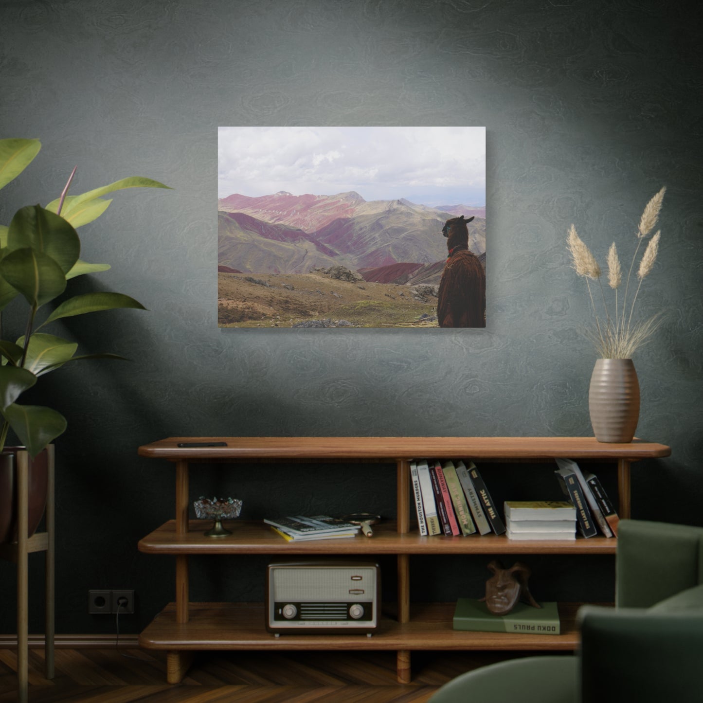 Canvas Print - Rainbow Mountain Landscape