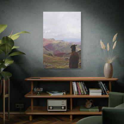 Canvas Print - Rainbow Mountain Landscape