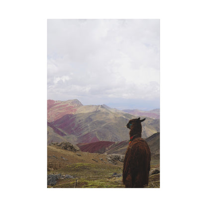Canvas Print - Rainbow Mountain Landscape