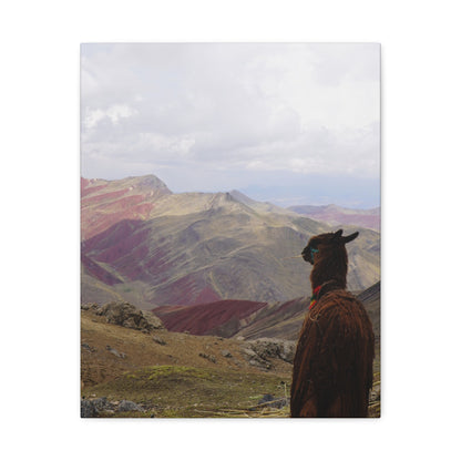 Canvas Print - Rainbow Mountain Landscape