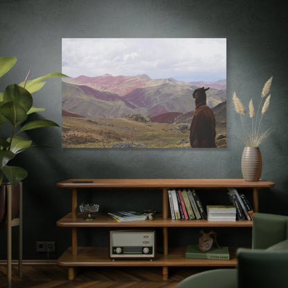 Canvas Print - Rainbow Mountain Landscape