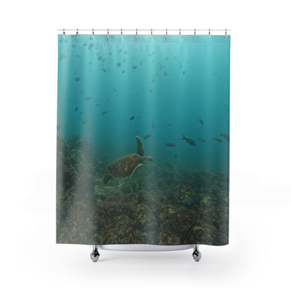 Sea Turtle Shower Curtain