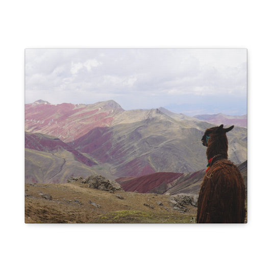 Canvas Print - Rainbow Mountain Landscape