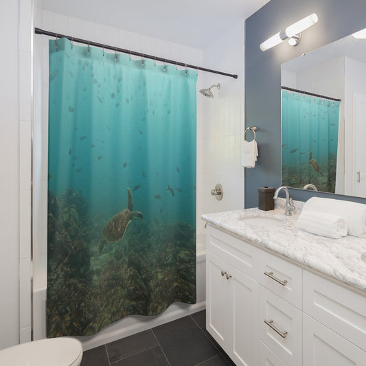 Sea Turtle Shower Curtain