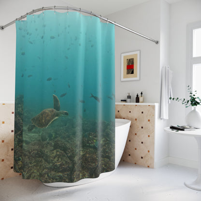 Sea Turtle Shower Curtain